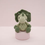Crochet Your Own Triceratops: Green Sitting