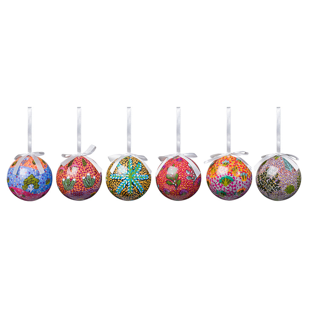 Artists of Ampilatwatja Decorations Set of 6