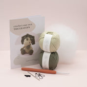 Crochet Your Own Triceratops: Green Sitting