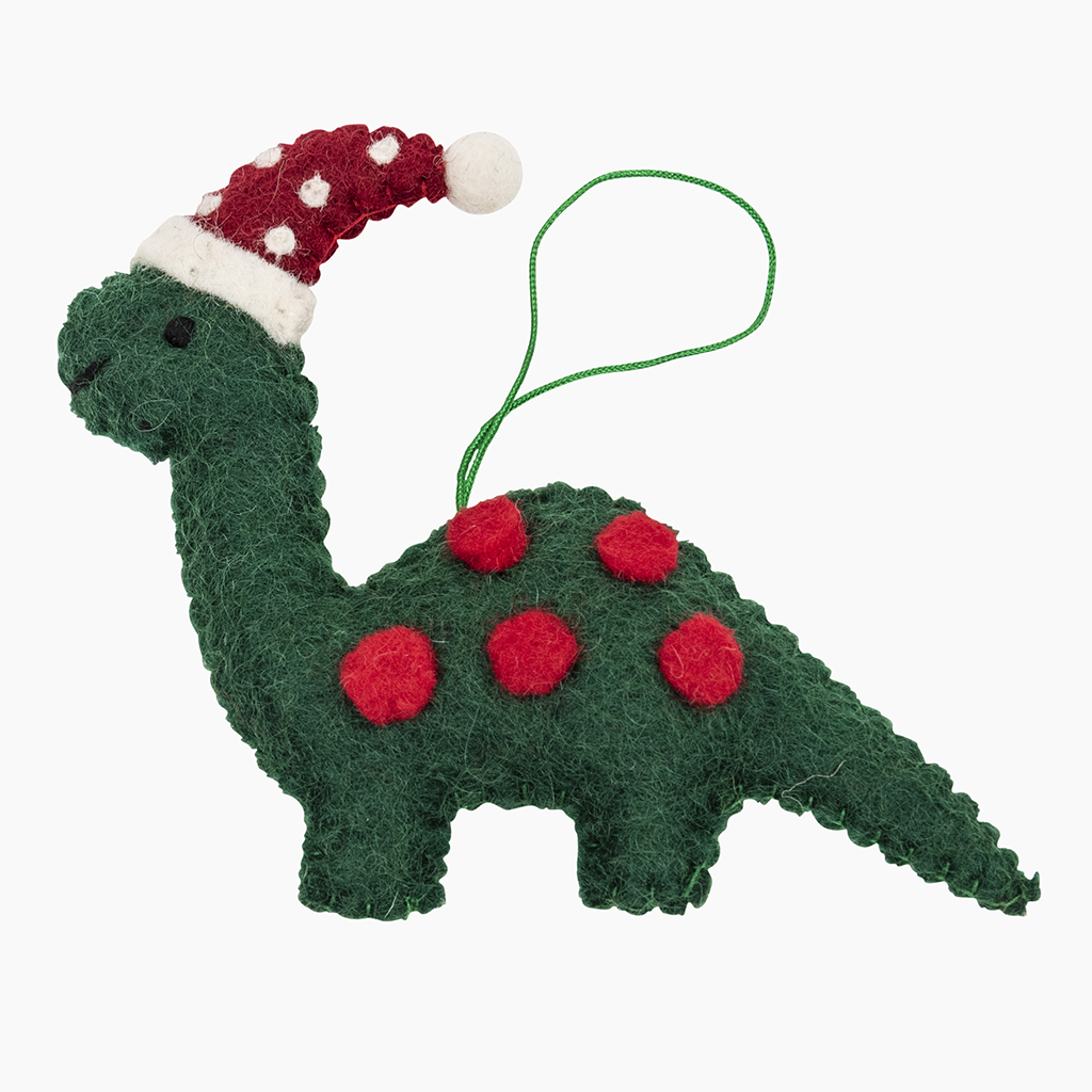 Green Brachiosaurus Ornament