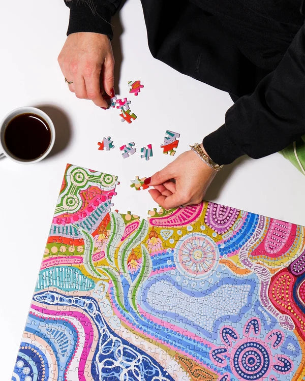 1000 Piece Puzzle - Colourful Life