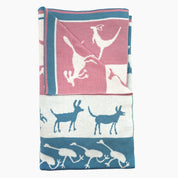 Cedric Varcoe Baby Blanket - Pink Animals