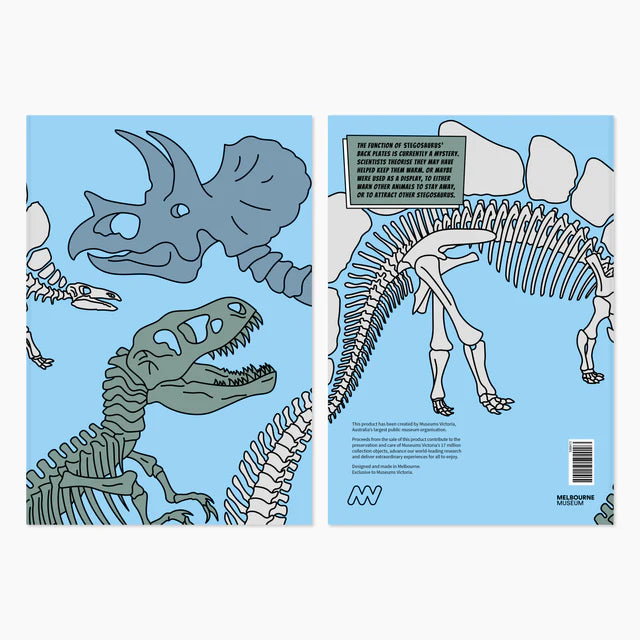Melbourne Museum Dinosaur Softcover Notebook