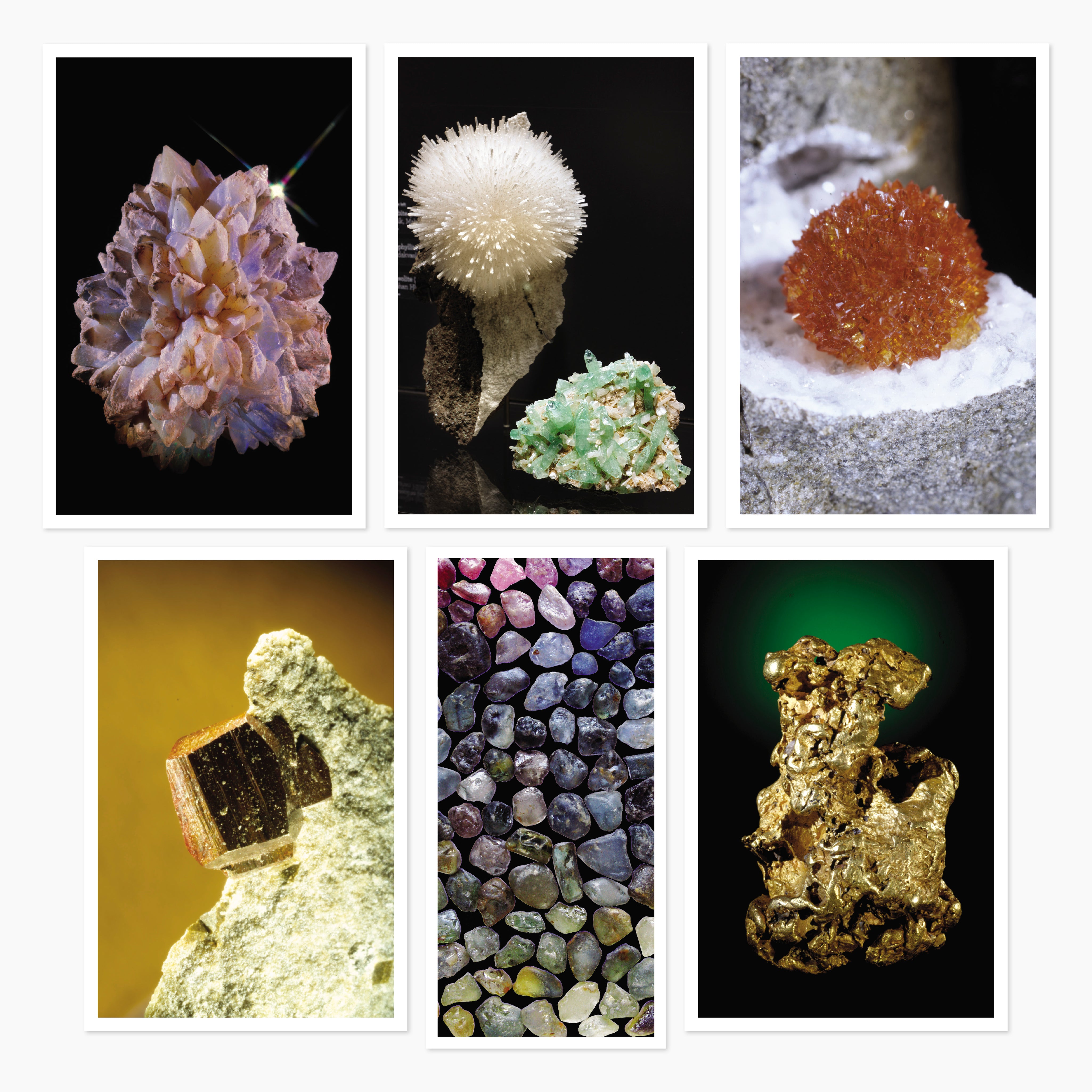 Melbourne Museums Gemstone Postcards