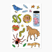 Museum Icons & Objects Temporary Tattoos