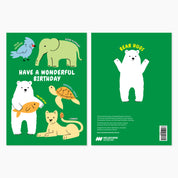 Animal Friends Greeting Card