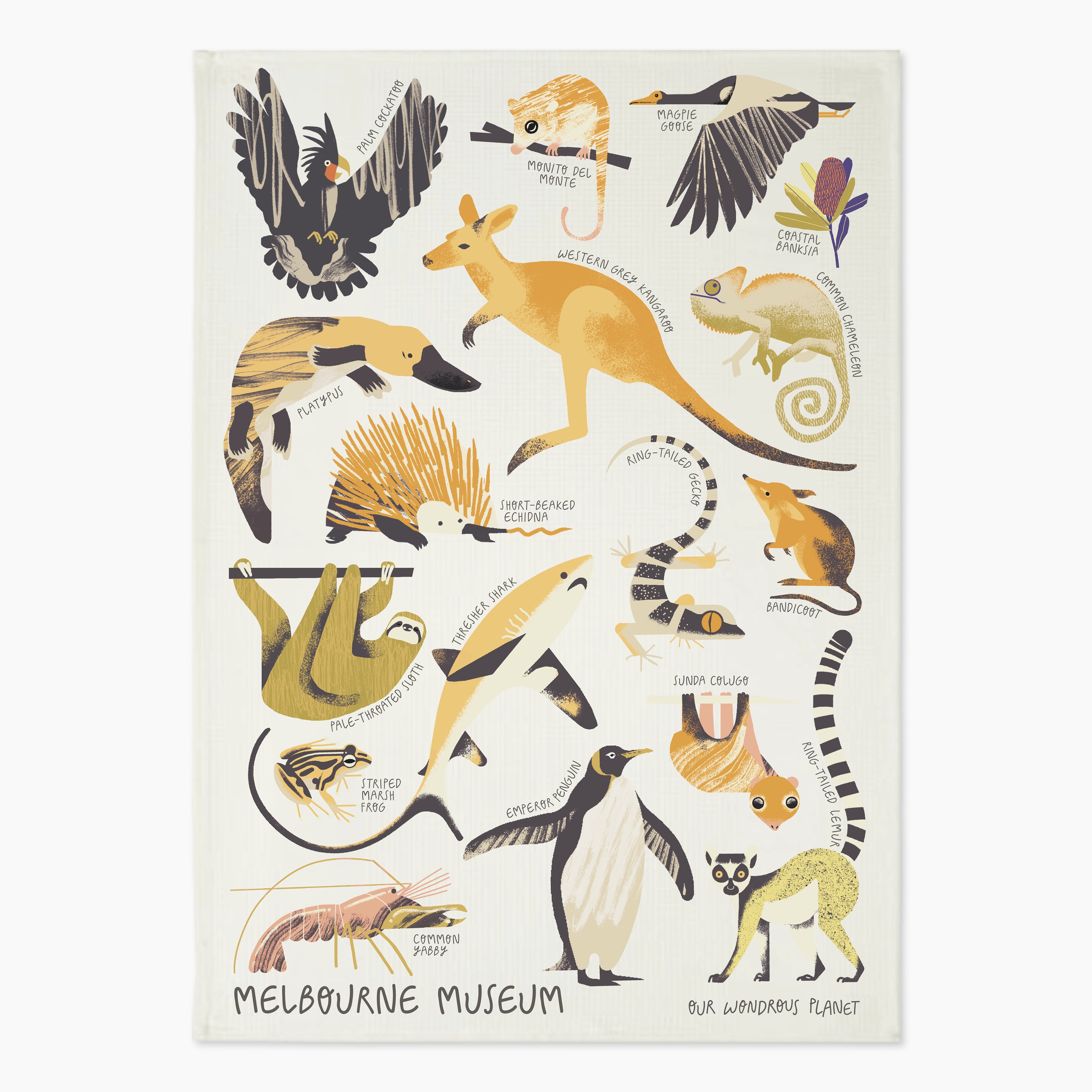 Wild Wonders Tea Towel