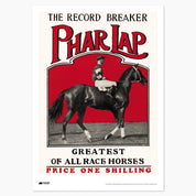 The Record Breaker Phar Lap Print - A2
