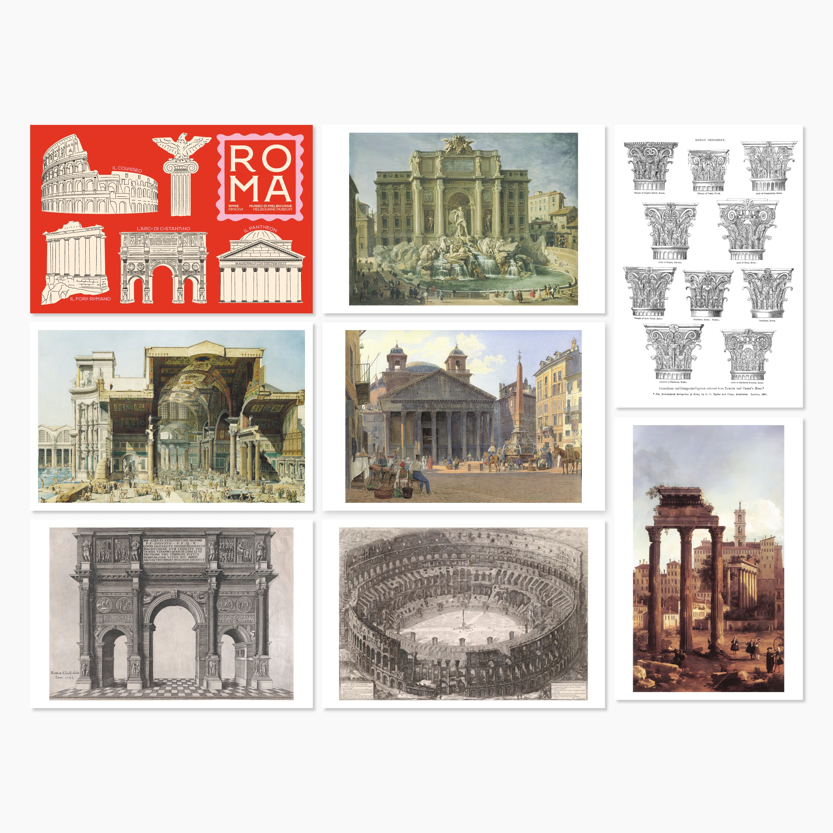 Museums Victoria Rome Postcards