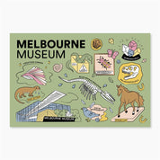 Museum Icons Postcard