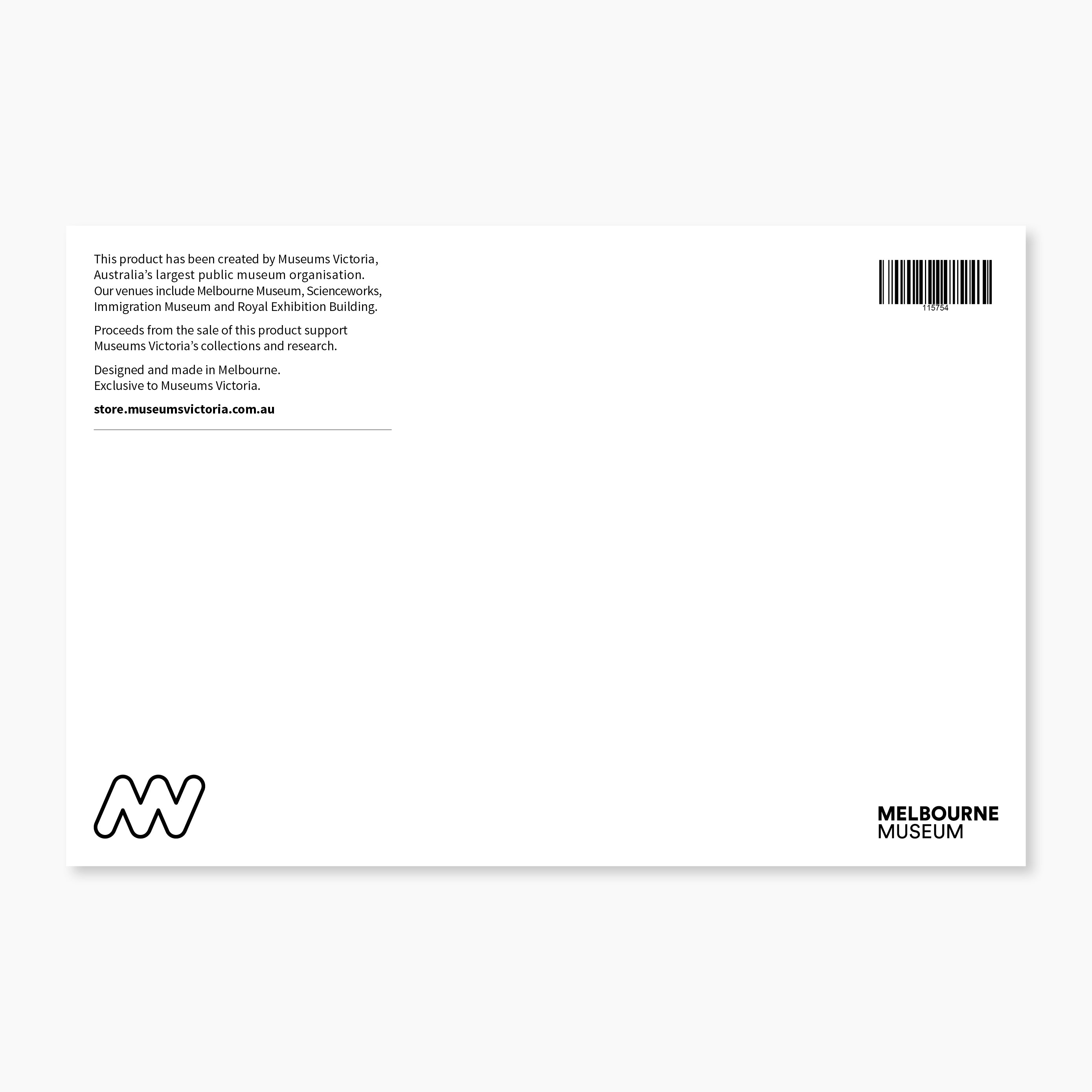 Museum Icons Postcard