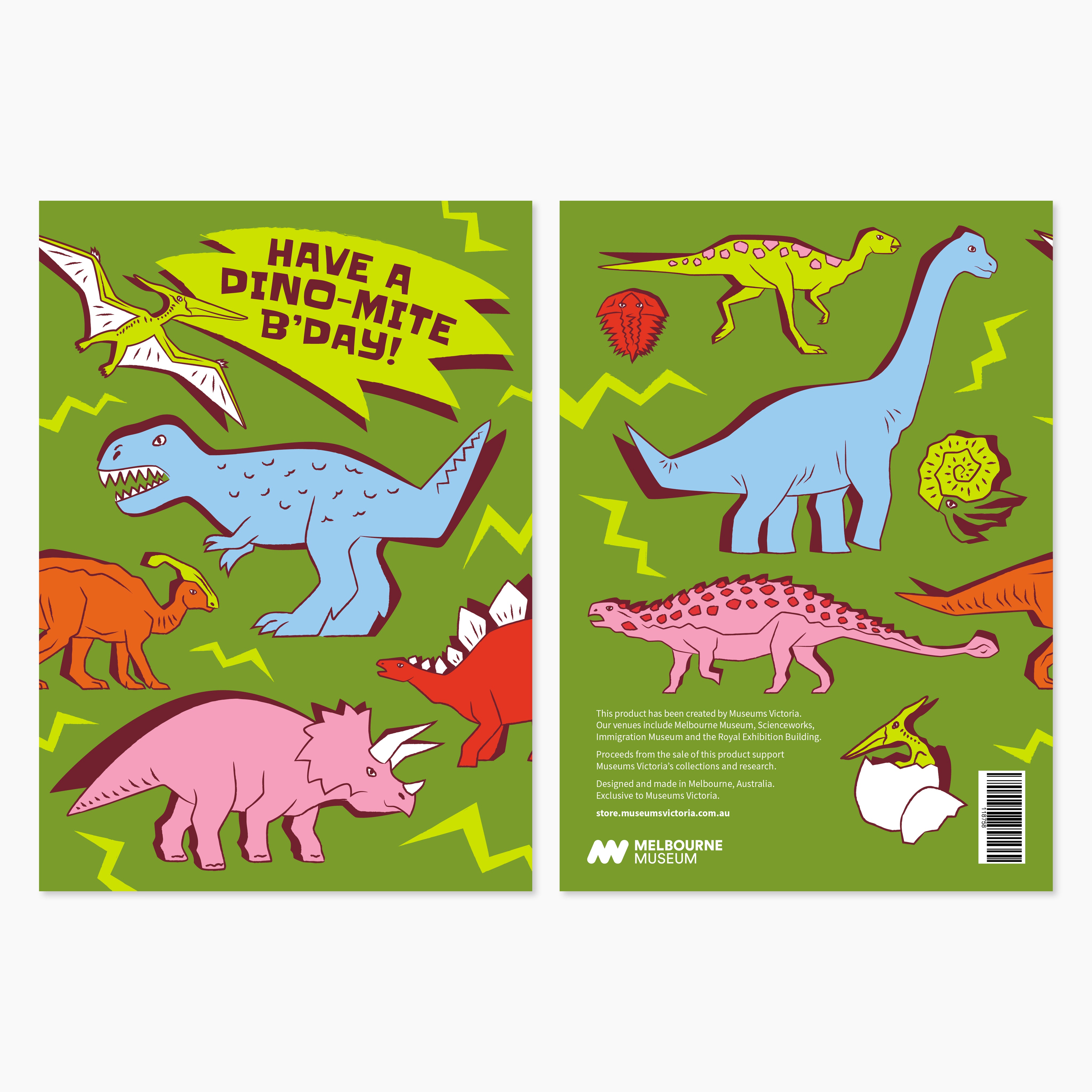 Home of Dinos Greeting Card