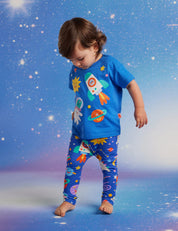 Dinos in Space Baby Leggings