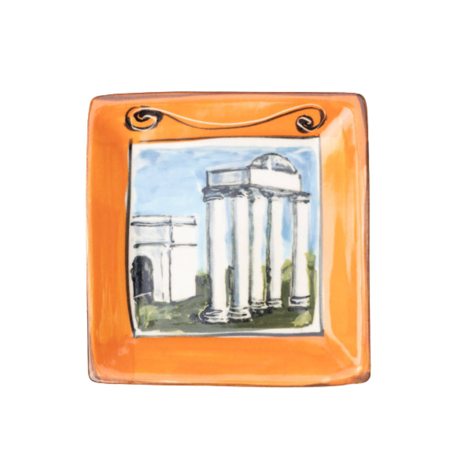 Rome Ceramic Square Plate