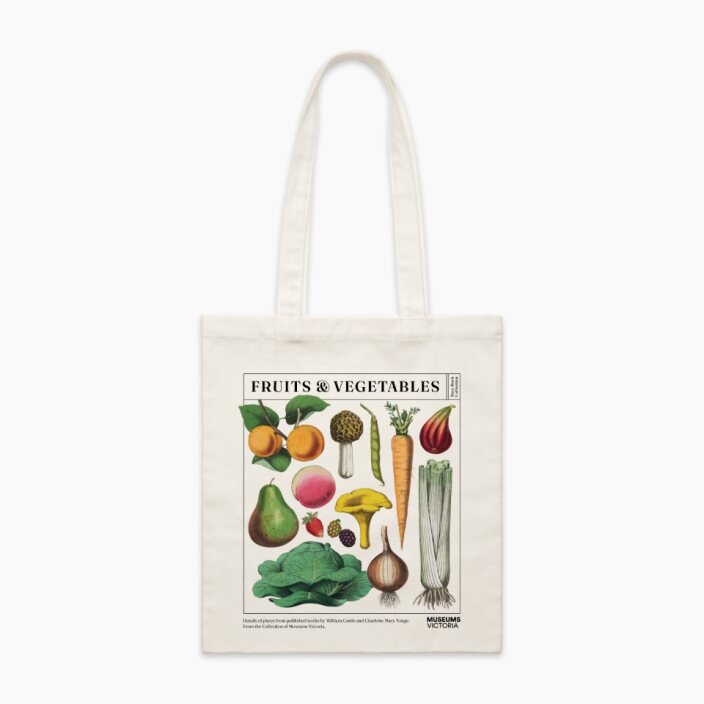 Fruits & Vegetables Rare Book Tote Bag