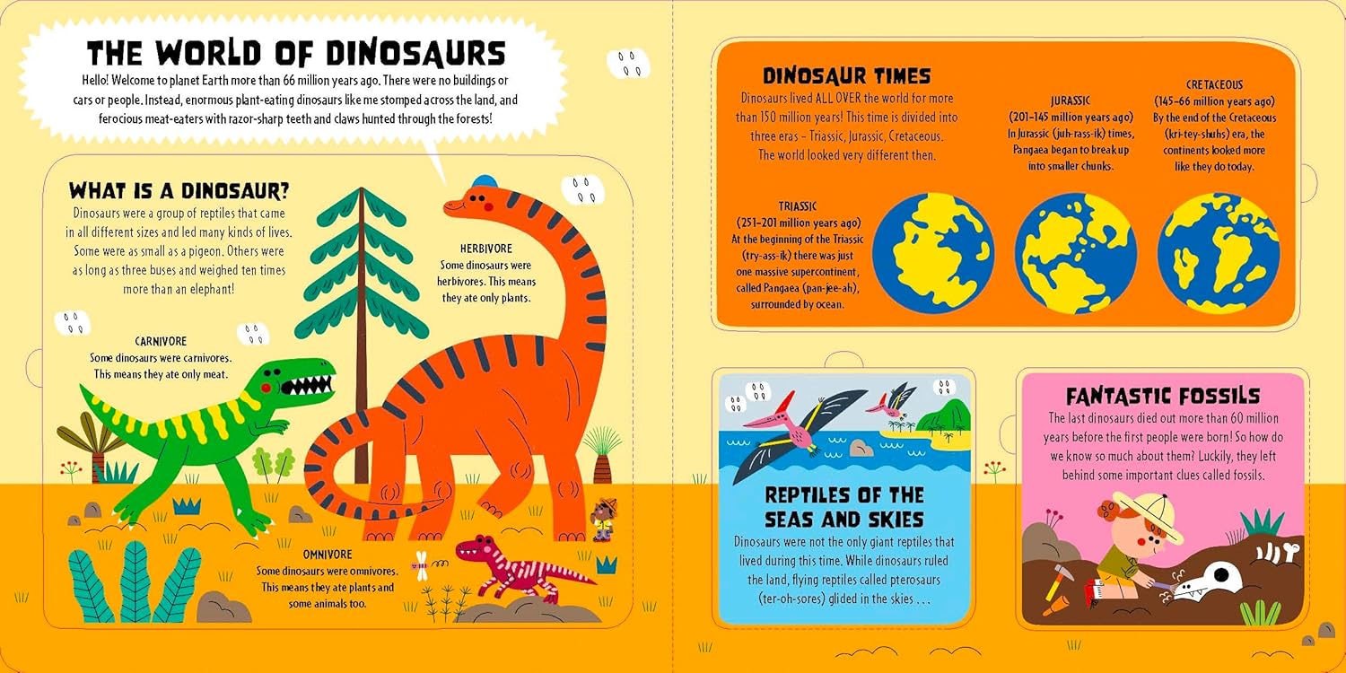 My First Lift-the-Flap Dinosaur Atlas