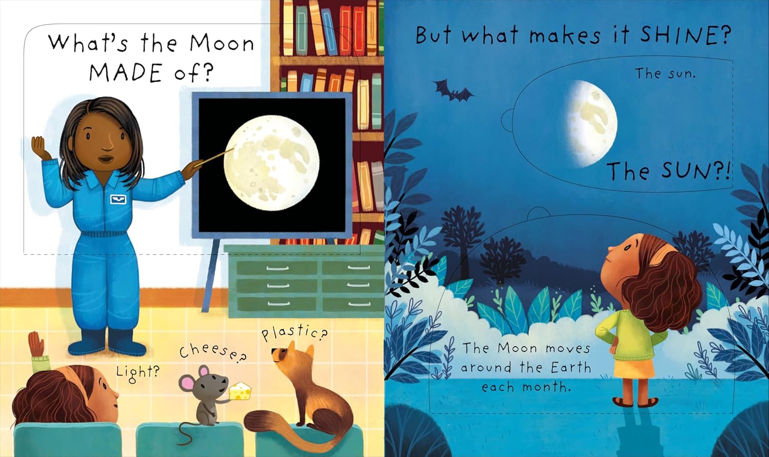 Lift-The-Flap Very First Questions and Answers: What is the Moon?