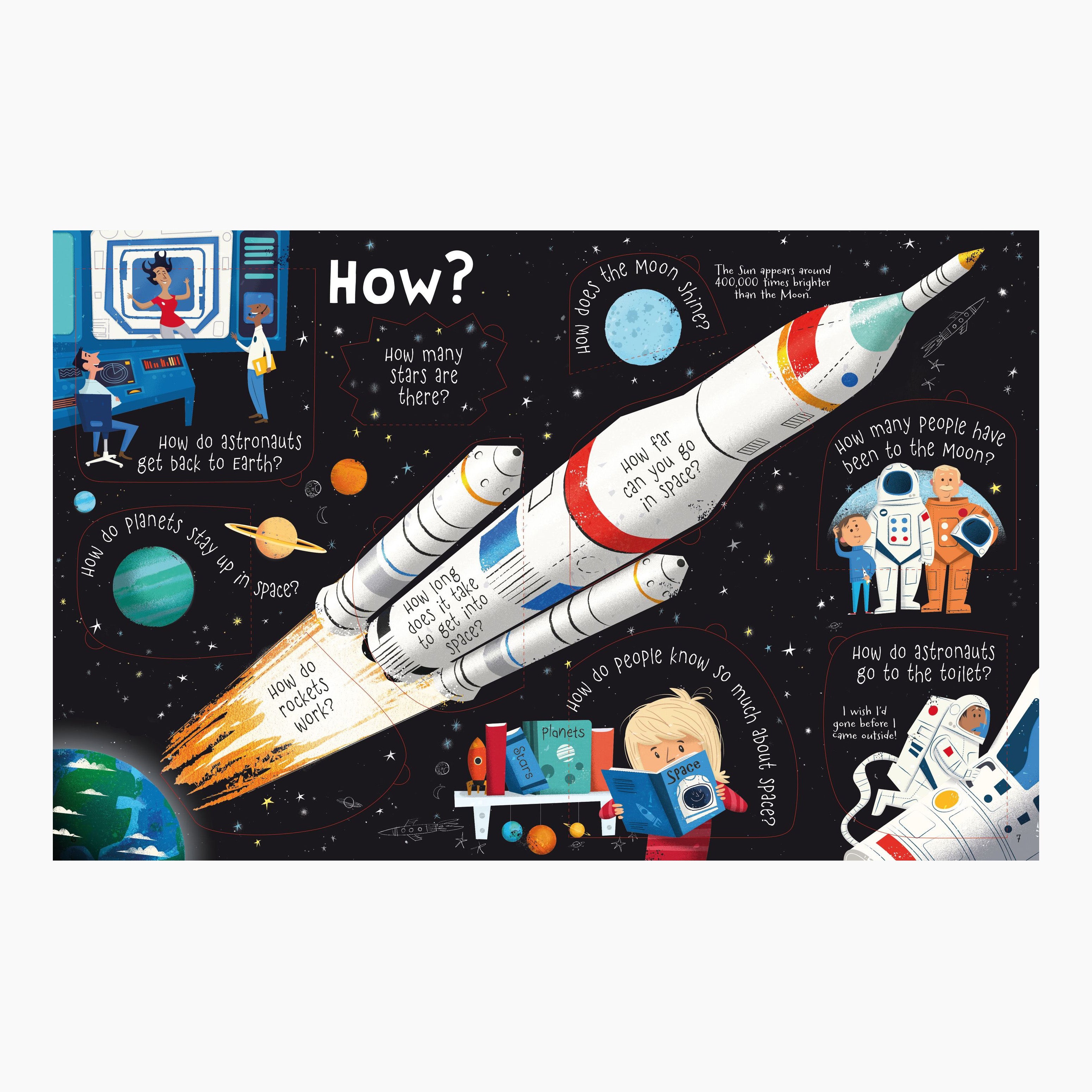 Lift-the-Flap: Questions and Answers about Space
