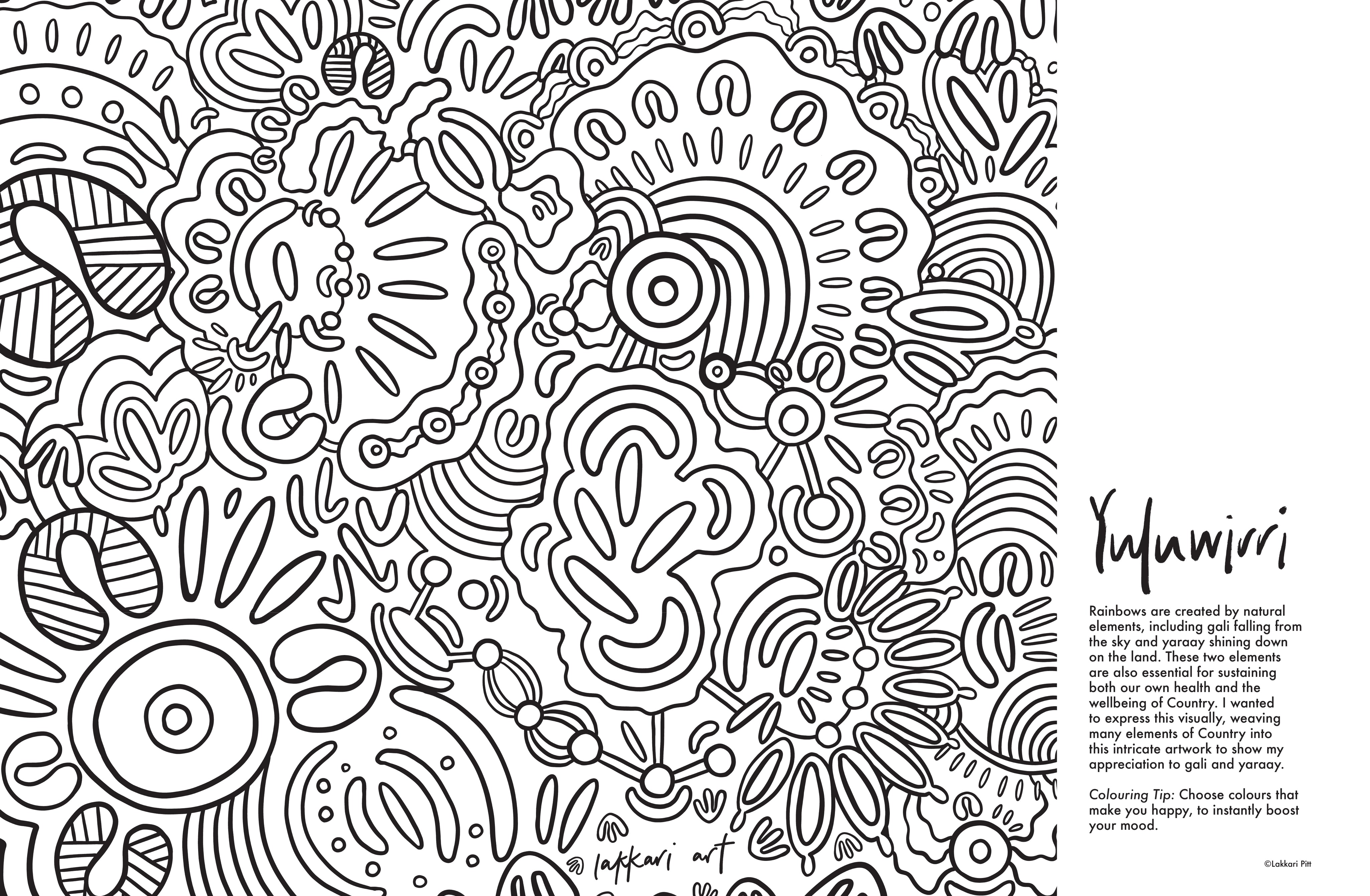 Yuluwirri: A First Nations Colouring Book