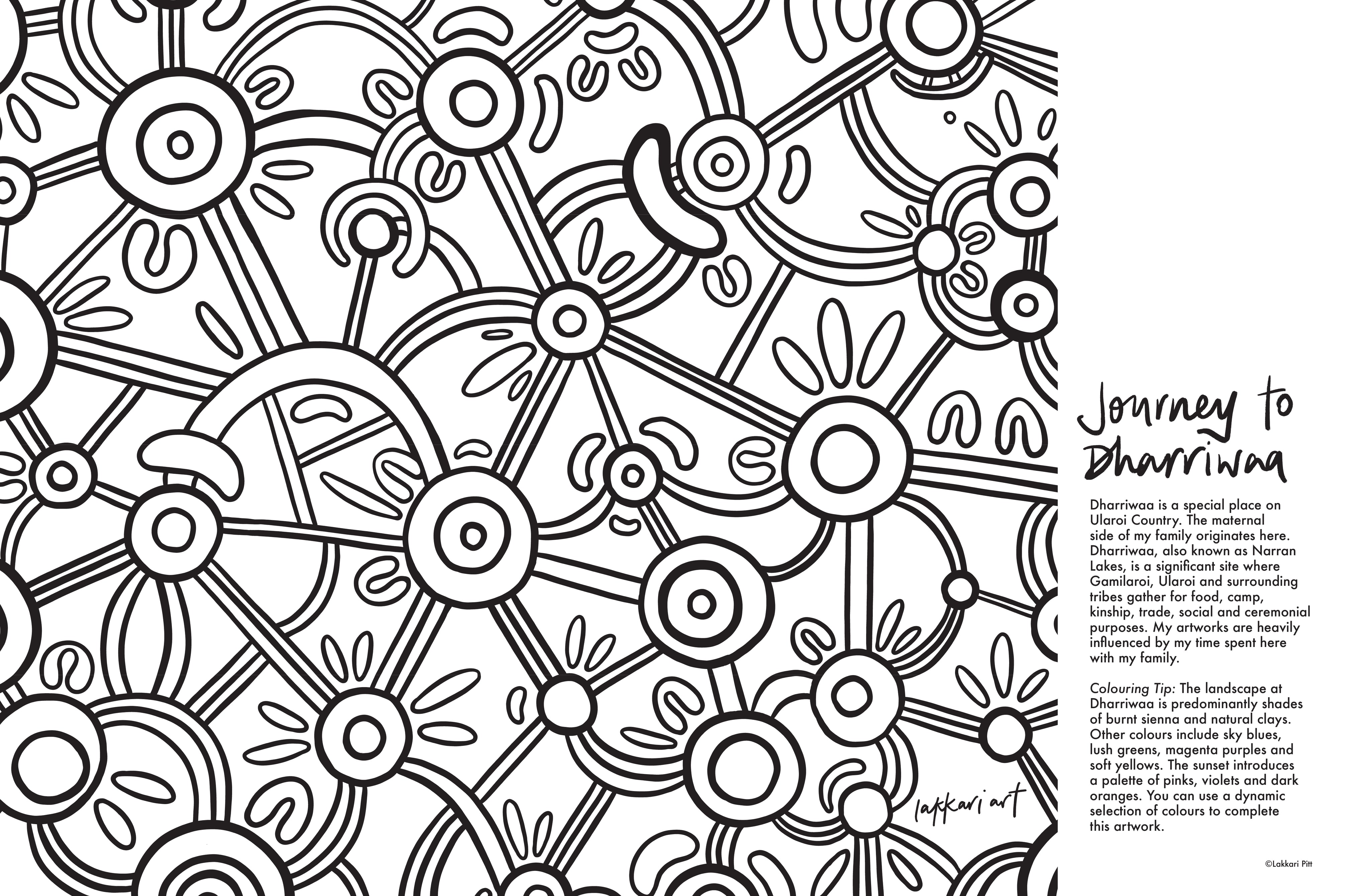 Yuluwirri: A First Nations Colouring Book