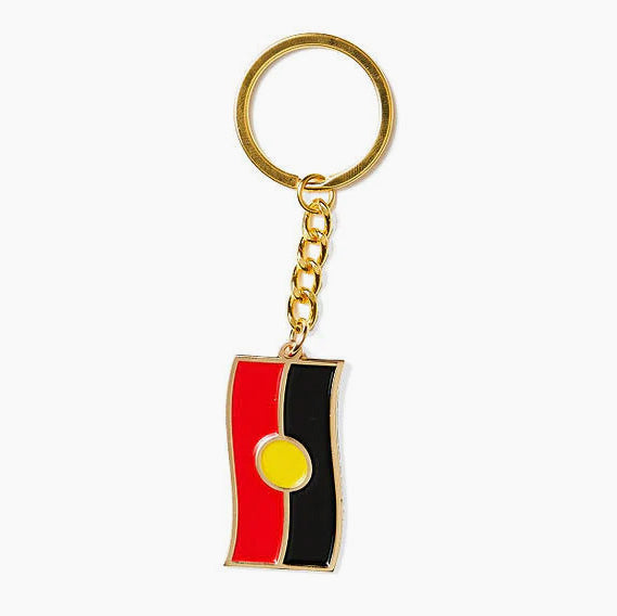 Indigenous Key Rings Aboriginal Flag Keyring – Museums Victoria Store