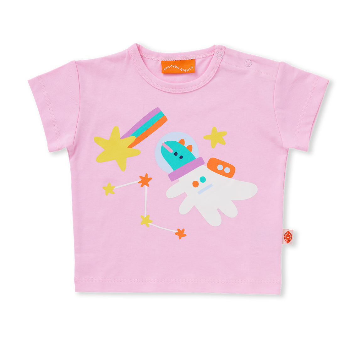 Dinos in Space Pink Tee