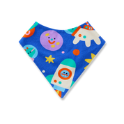 Dinos in Space Baby Bib