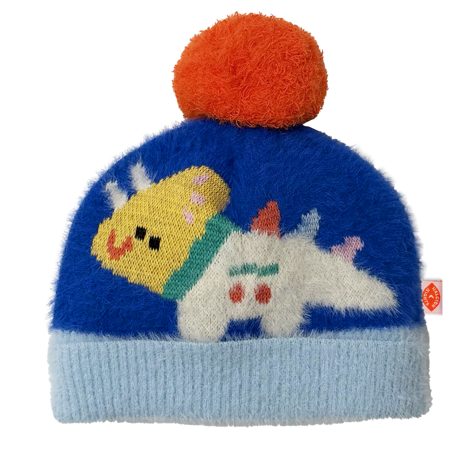 Dinos in Space Knit Beanie