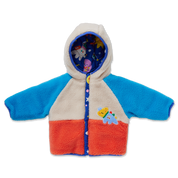 Dinos in Space Puffer Jacket