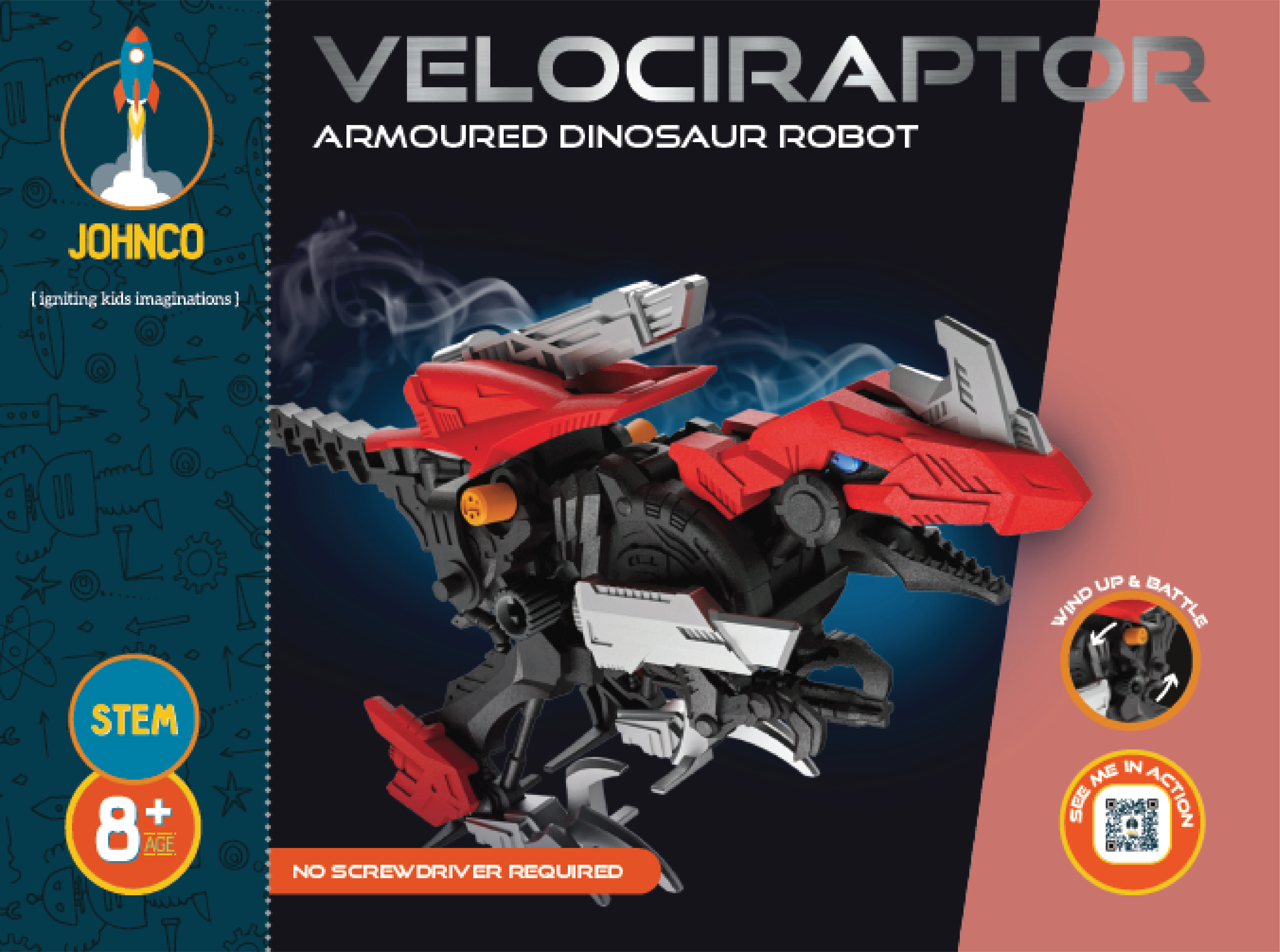 Velociraptor Armoured Robot – Museums Victoria Store