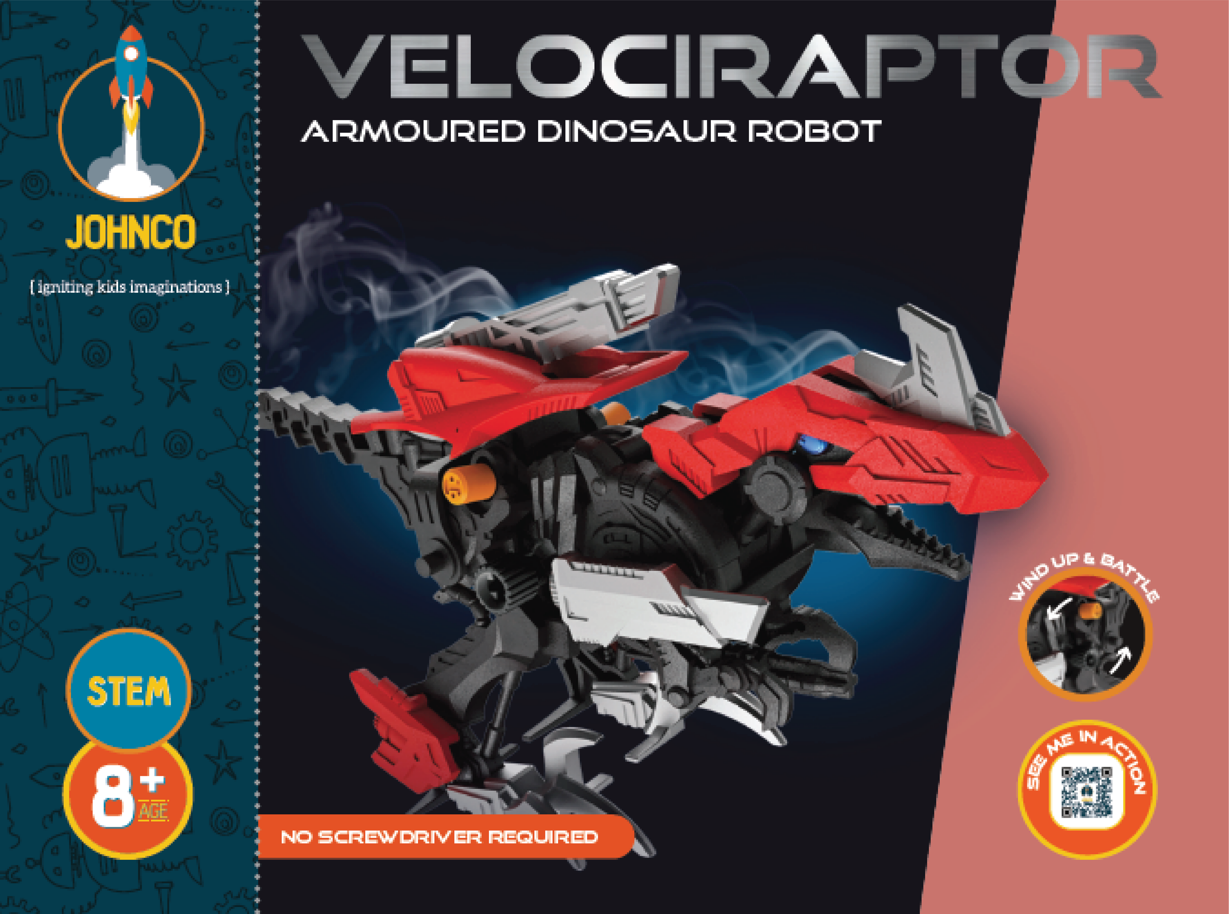 Velociraptor Armoured Robot