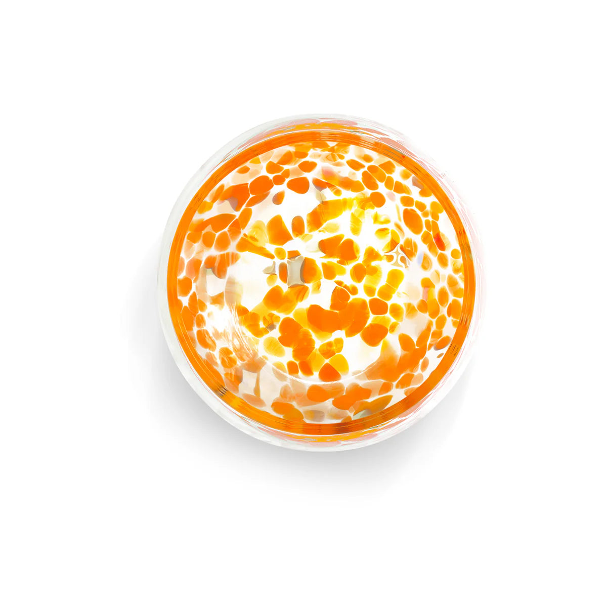 Orange Murano Drop Glass