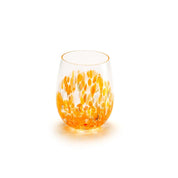 Orange Murano Drop Glass