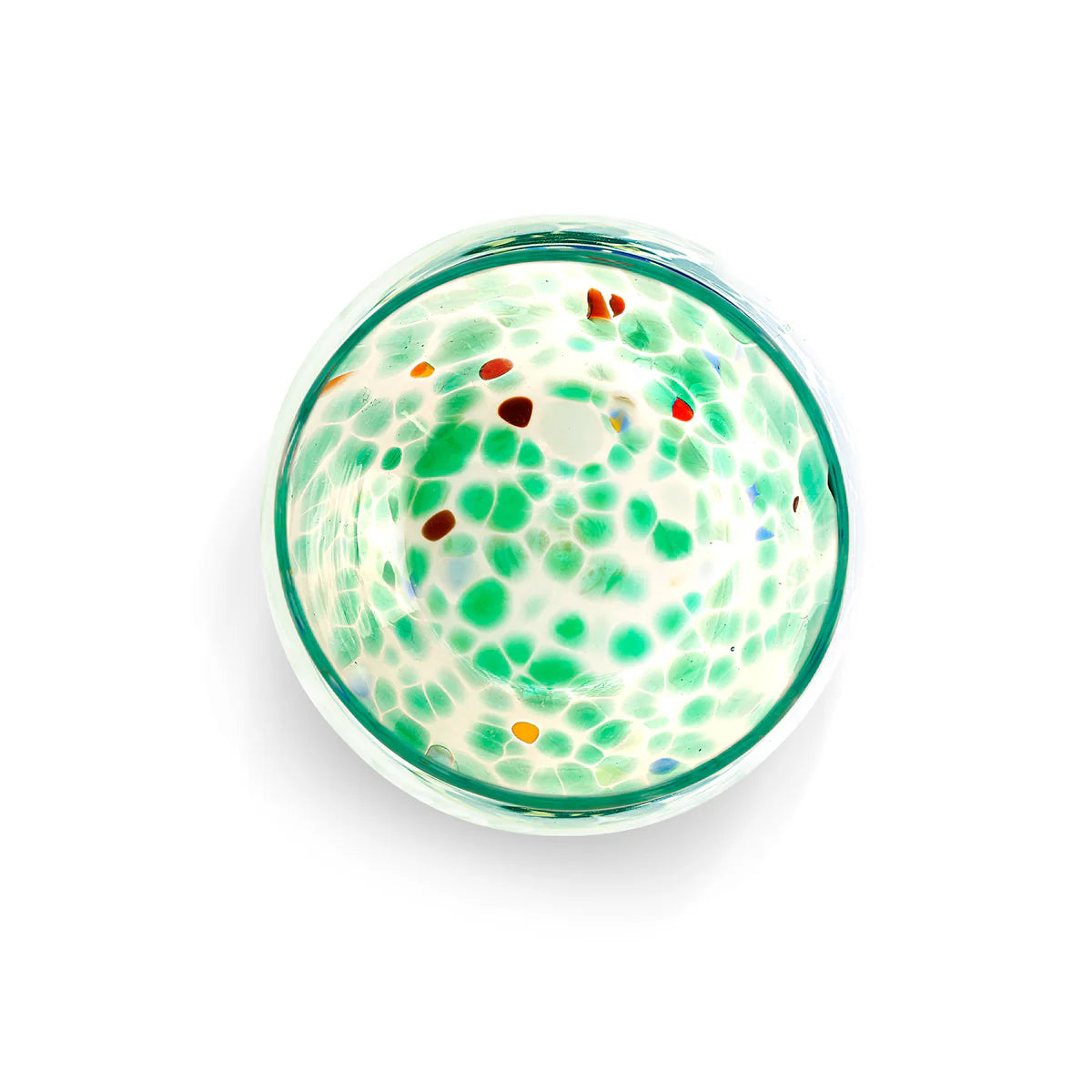 Marine Green Murano Drop Glass