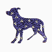 Small Painted Metal Dogs