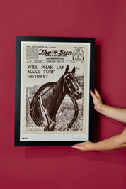 Turf History Phar Lap Print - A2