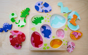 Egg and Dino Wooden Puzzle