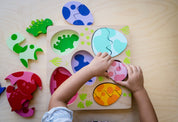 Egg and Dino Wooden Puzzle