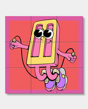 Cool Dudes Wooden Blocks
