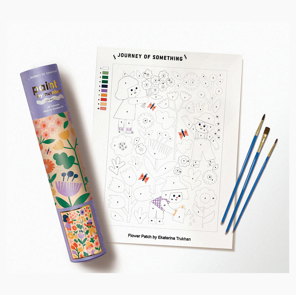 Kids Paint By Numbers - Flower Patch