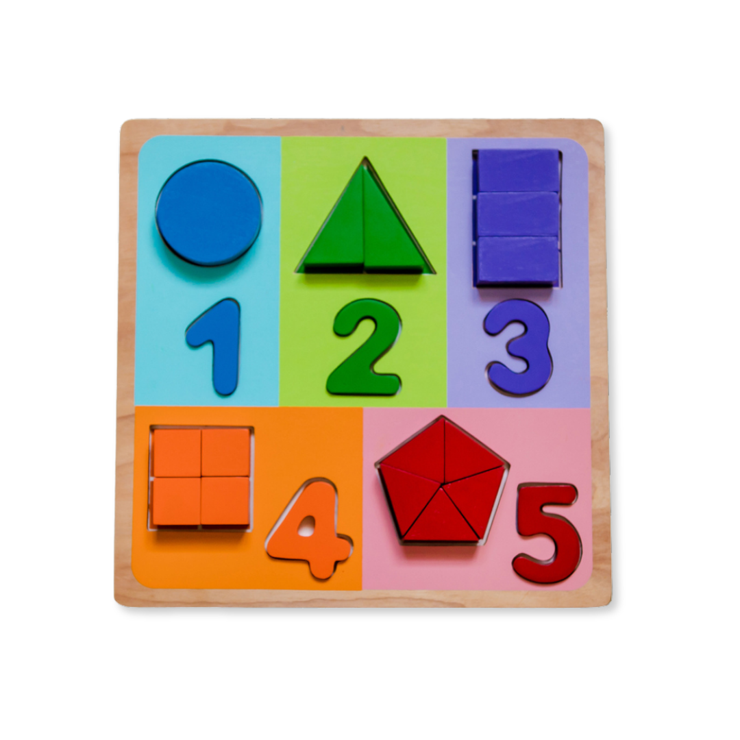 Fractions with Numbers Puzzle