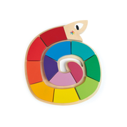 Colour Me Happy Wooden Worm Puzzle