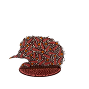 Small Painted Metal Echidnas