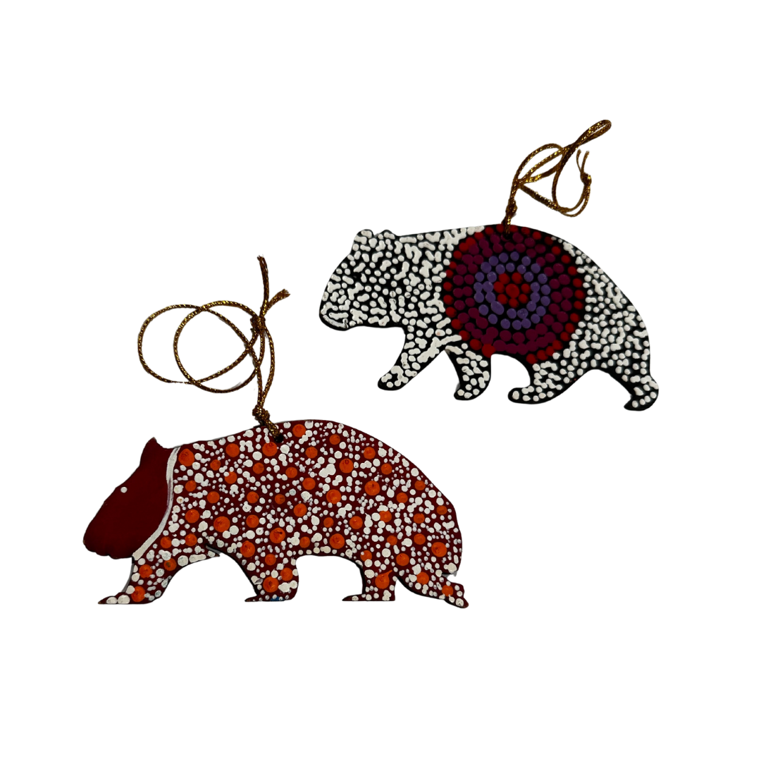 Warlukurlangu Handmade Wood Ornaments
