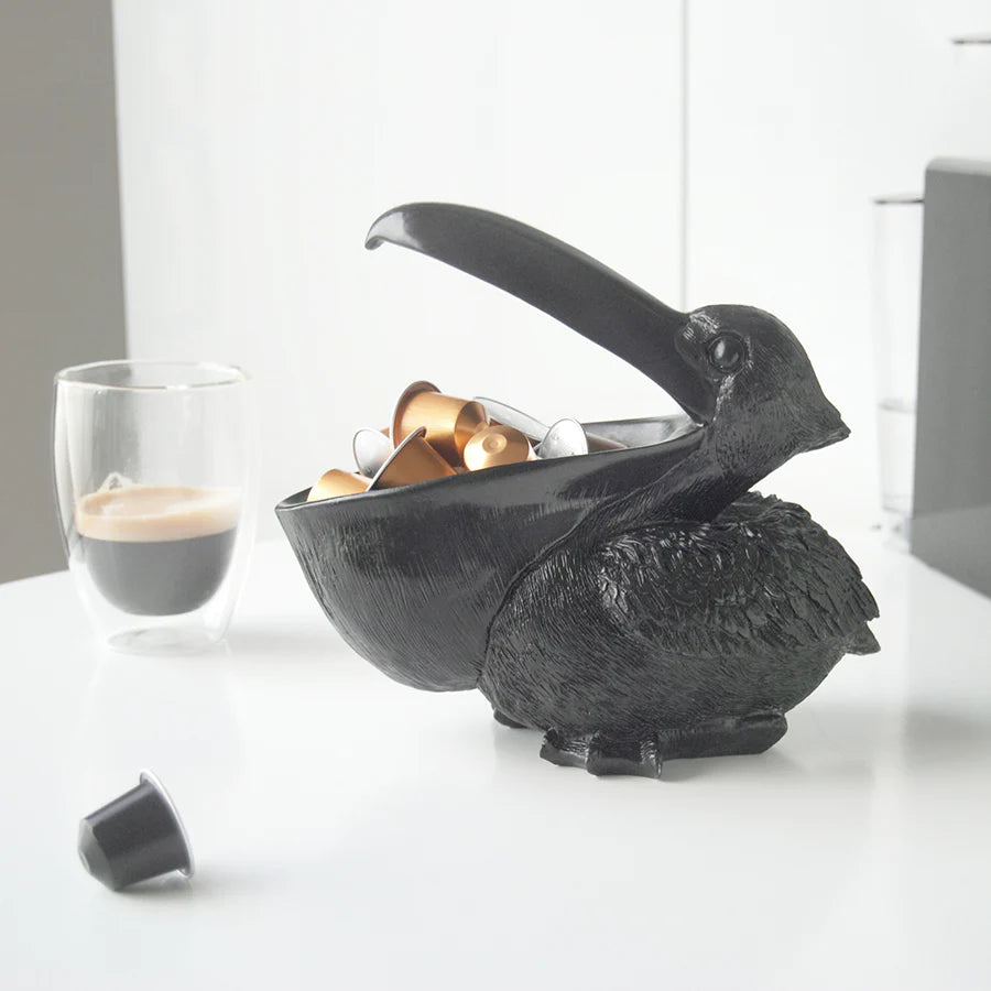 Peter the Pelican Bowl - Black