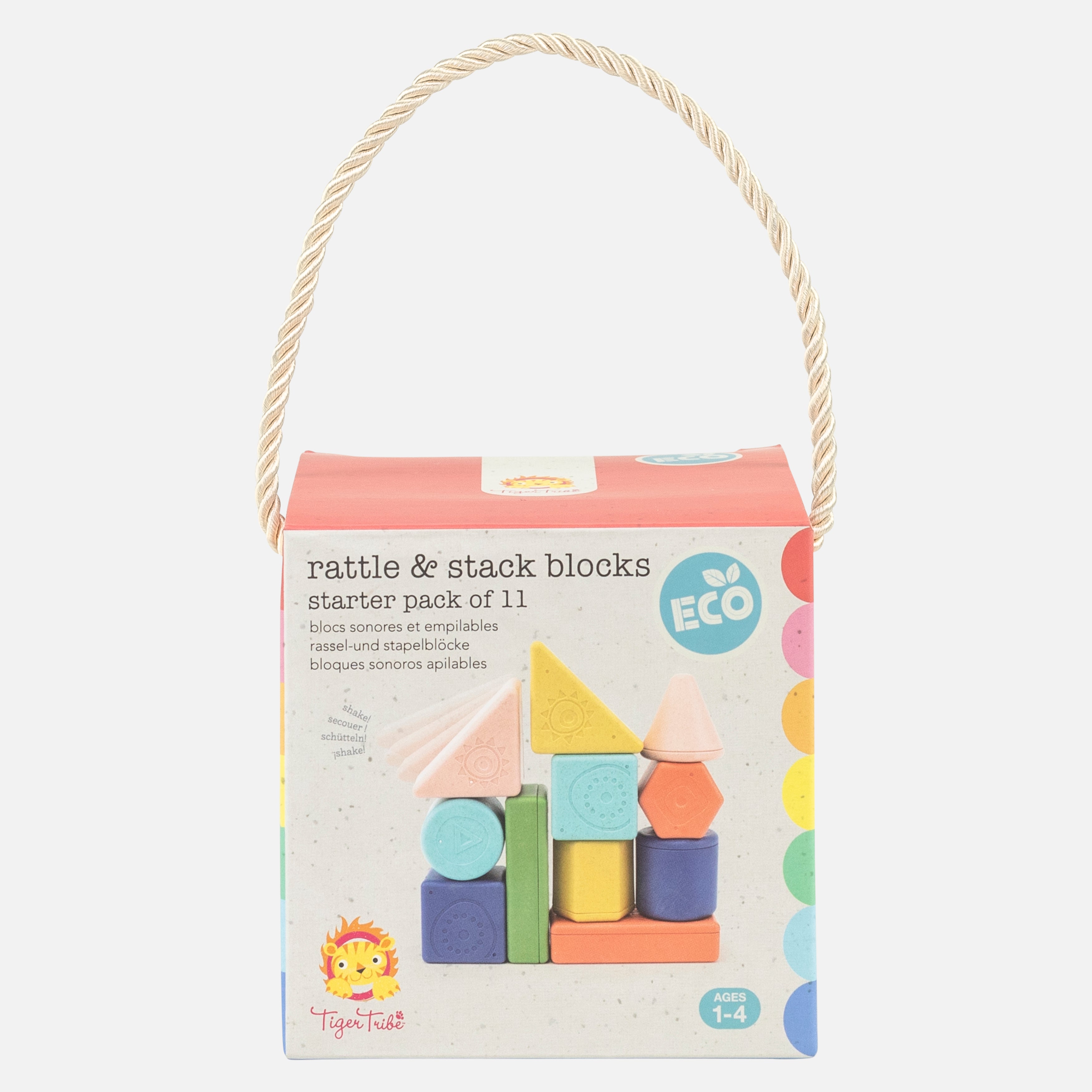 Rattle & Stack Blocks - Starter Pack Of 11