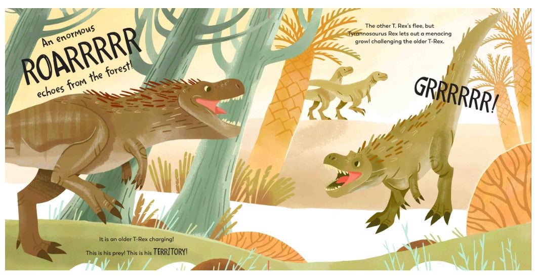 A Dinosaur's Day: T.rex Meets It's Match