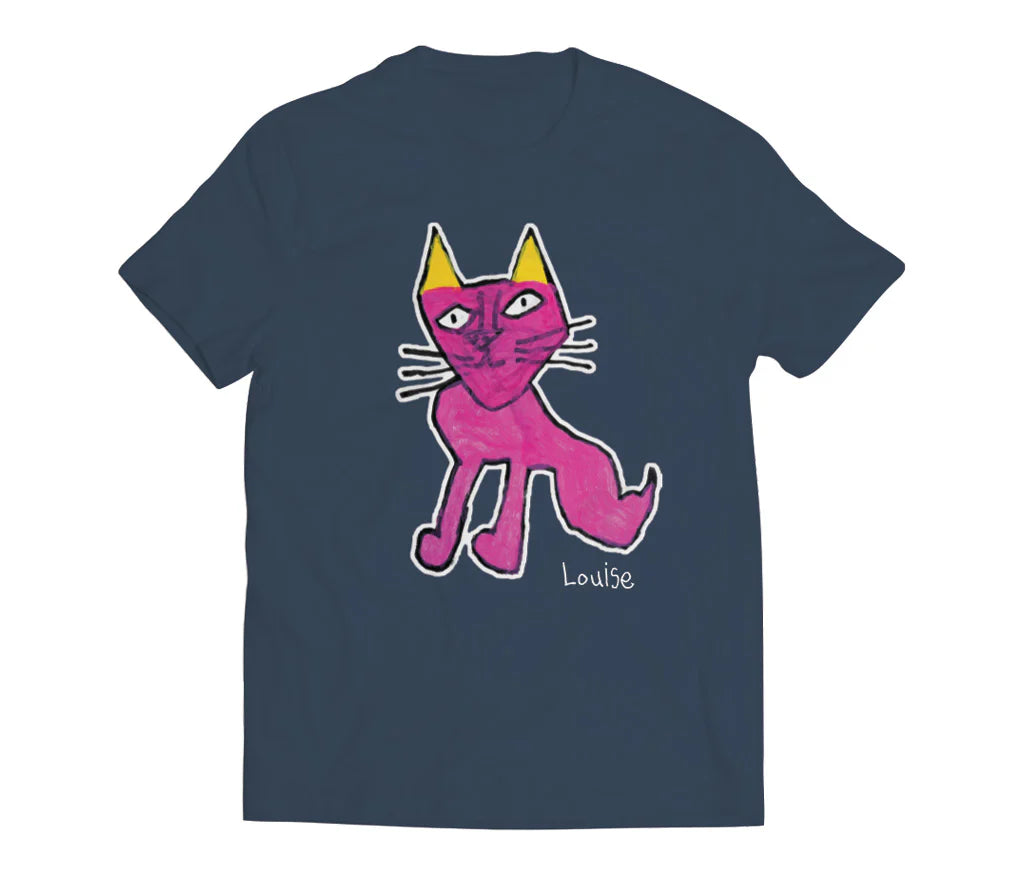 Louise Pink Cat Tee