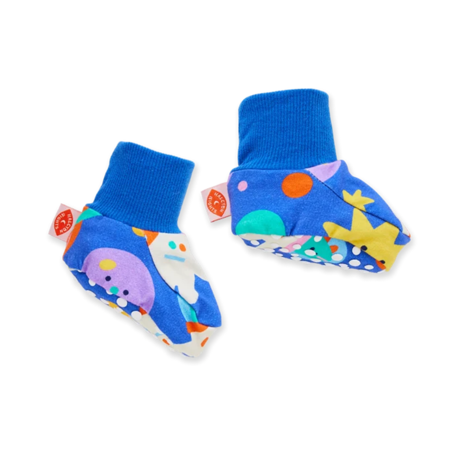 Dinos In Space Baby Booties