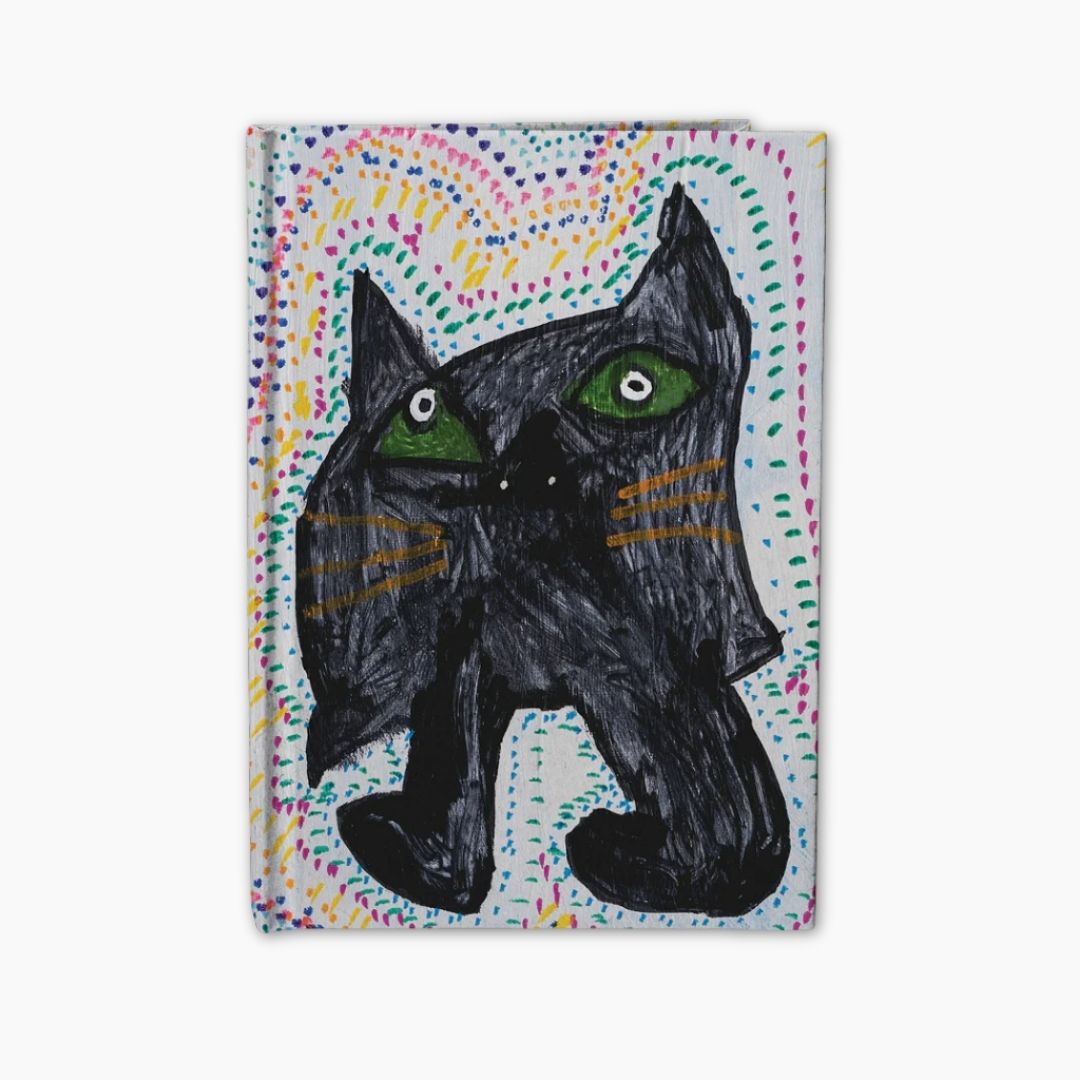 Louise Black Cat A5 Journal